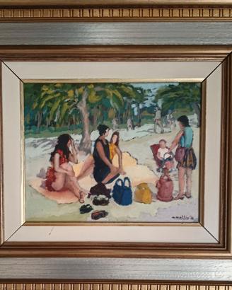 Quadro olio Giovanni Mattio