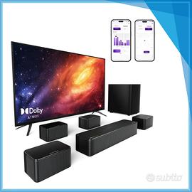 Soundbar TV ULTIMEA 460W, wireless 6,5”. NUOVA