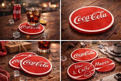 Set 4 Sottobicchieri Coca-Cola