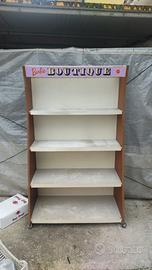 Espositore Barbie Boutique Mattel Anni 70 Scaffale