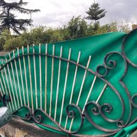 Recinzione cancello ferro ringhiera grate curva