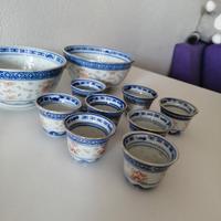 set ciotole riso stile giapponese