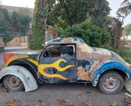 VW Maggiolino hot rat rod custom top chop