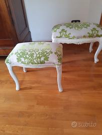 Poltroncine restaurate stile shabby