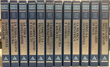 Enciclopedia Pianeta Scienza Mondadori 12 volumi