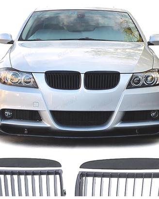 GRIGLIE BMW E90 E91 05-08 LOOK M NERO OPACO