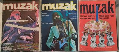 Dischi-Musica-3Riviste MUZAK anno primo n 1 -2 ed