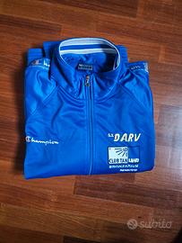 Felpa Champion Vintage con zip senza cappuccio