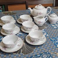 SET 6 Tazze +6 Piattini, Teiera, Lattiera, Zuccher