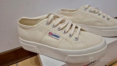 SUPERGA Platform (beige natural) - TG. 36