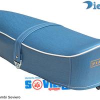 Sella Lunga BLU Jeans apertura a Levetta Vespa