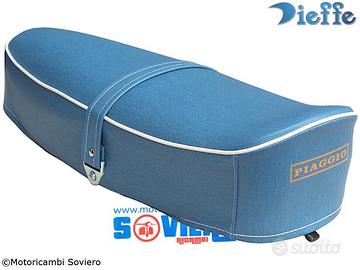 Sella Lunga BLU Jeans apertura a Levetta Vespa