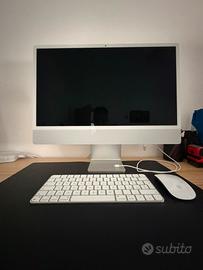 Imac 24” 356 GB argento e bianco