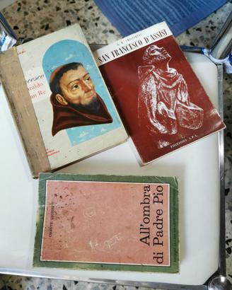 Lotto 3 libri vintage Padre Pio San Francesco