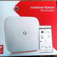 VODAFONE STATION REVOLUTION con alimentatori, cavi