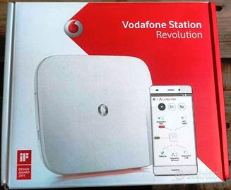 VODAFONE STATION REVOLUTION con alimentatori, cavi