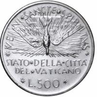 moneta commemorativa da 500 Lire della Città del V