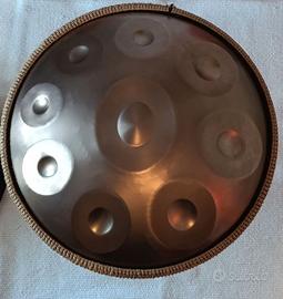 HandPan drum in acciaio 9 note 22 inches in Re min