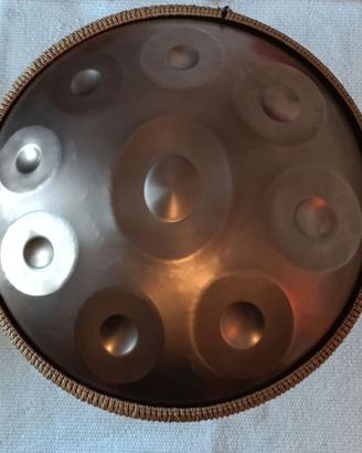 HandPan drum in acciaio 9 note 22 inches in Re min