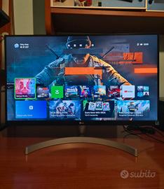 LG 27UK600 Monitor, 27", Led ips UltraHD