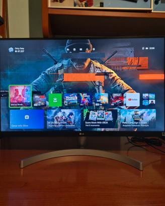 LG 27UK600 Monitor, 27", Led ips UltraHD