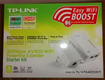 TP-Link Powerline Extender + WiFi 300 Mbps AV500
