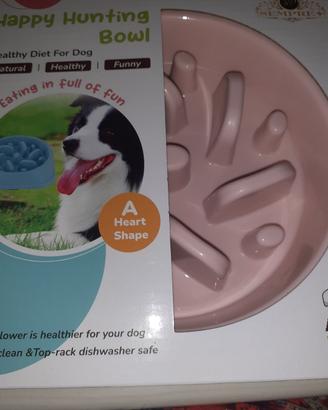 Ciotola per cani rosa