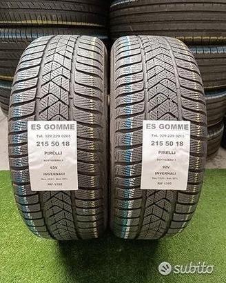 2 gomme 215 50 18 PIRELLI TERM RIF1392