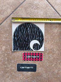 lotto 3 adesivi Carhartt da collezione 