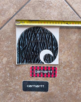 lotto 3 adesivi Carhartt da collezione 