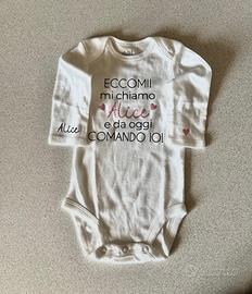 Body  bambina/o - personalizzabile