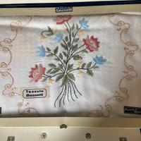 Completo Letto Matrimoniale - Ricamato a mano