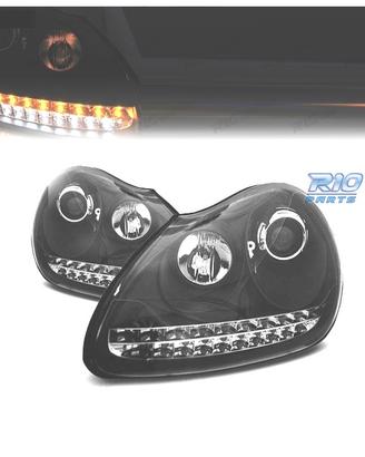 FARI PER PORSCHE CAYENNE 03-07 LUCE DIURNA XENON F