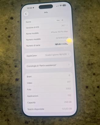 Iphone 16 pro max NUOVO
