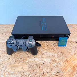 Ps2 fat completa con cavi e controller console