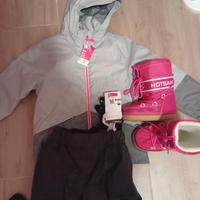 tuta da sci bambina + doposci