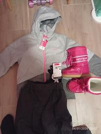 tuta da sci bambina + doposci