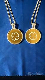 Pendant  e collana in argento nickel free