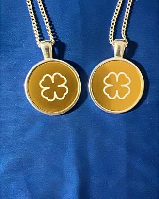 Pendant  e collana in argento nickel free