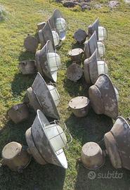 LAMPADA INDUSTRIALE COMPLETA IN BUONO STATO