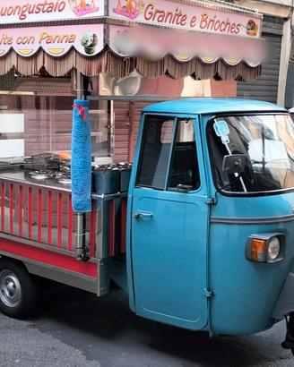 Ape Piaggio gelateria ambulante