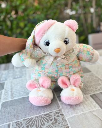 Peluche Coniglietto Orsetto Bianco