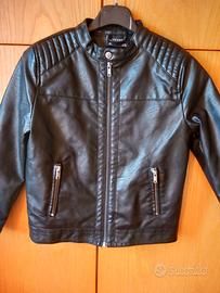 Giubbino in similpelle bambino/a