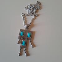 Collana argento turchesi Sarah Coventry anni 70