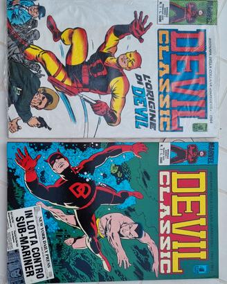 Numeri 1 e 2 fumetto Devil classic, ed. italiana