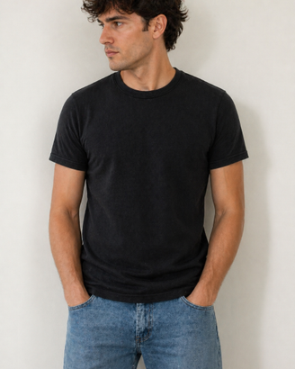 T-shirt Zara nera uomo tg S slim fit