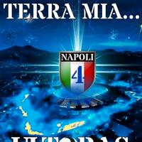 STRISCIONE 11 verticale NAPOLI  PVC 100x150CM CAMP