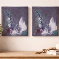 coppia di quadri arte moderna 20x20