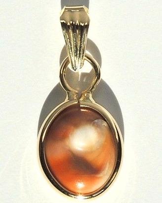 Pendente in oro con occhio di S. Lucia – 2,5 cm