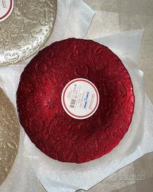 Centrotavola Natalizio Brandani rosso